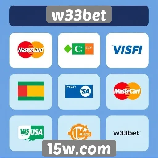 Métodos de pagamento aceitos no w33bet